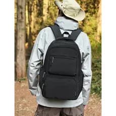 Mochila ao ar livre masculina simples All-Match grande capacidade computador mochila de viagem júnior estudantes do ensi