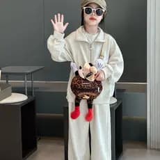 Crianças leopardo impressão Mickey saco do mensageiro de alto valor criativo INS Super quente bolsa de ombro bonito feli