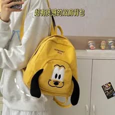 Crianças jardim de infância mochila bebê bonito dos desenhos animados filhote de cachorro mochila meninos leve passeio m