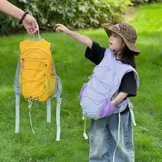 Crianças Design sentimento ao ar livre ciclismo caminhadas saco feminino leve escalada de montanha mochila esportes viag