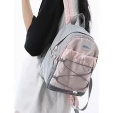Japonês ins Mini mochila feminina de grande capacidade estudante classe Commuter mochila simples All-Match mochila de vi