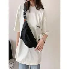 Novo estilo masculino bolsa mensageiro Casual bolsa de peito 2025 moda Street Wear pequena bolsa de ombro feminina leve