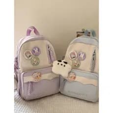 Verão sorvete pequena mochila feminina versão coreana menina bonito estudante mochila pequena macia menina leve mochila
