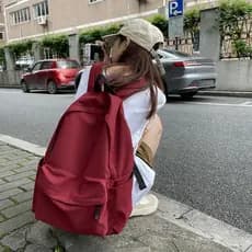 Mori estilo mochila estudante mochila simples Casual versão coreana Campus estudante do ensino médio mochila viagem cor