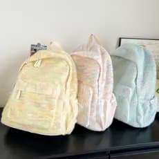 Simples mochila de grande capacidade júnior escola secundária Campus arco-íris cor estudante mochila viajar mochila boni