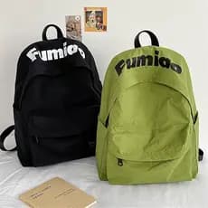 Mochila 2024 novo estilo estudantes do ensino fundamental mochila de viagem de grande capacidade masculino à prova dwate