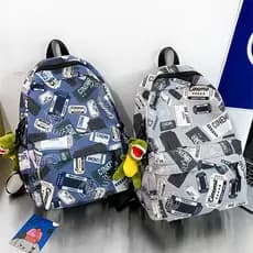 Mochila escolar infantil masculina, mochila leve para estudantes do ensino médio, novo estilo, legal, grande capacidade,