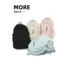 2026 estilo simples mochila masculino estudante do ensino médio feminino grande capacidade Multi-bolso saco de computado