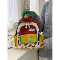 2026 primavera ao ar livre portátil pequena mochila contraste cor dopamina estilo leve mochila Mini estudante bonito sac