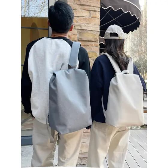Feminino grande capacidade leve estudante mochila computador mochila simples lazer viagem mochila masculino sensação de