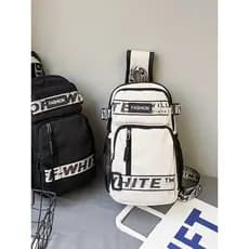 Street Wear saco do mensageiro dos homens ins esportes cintura saco Casual moda bolsa de ombro feminino estudante único