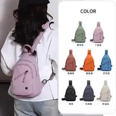 Mochila feminina bolsa de lona multifuncional pequena mochila de viagem simples moda Oxford pano Cross-body Commuter peq