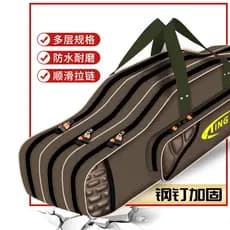 Bolsa para vara de pesca de peixe Bolsa multifuncional para artes de pesca Bolsa de pesca espessada Bolsa para vara de m
