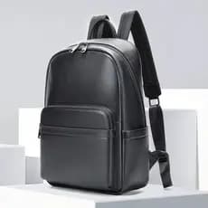 Mart mochila masculina de couro genuíno mochila de couro masculino High-End negócios computador mochila coleção masculin