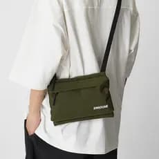 Ins Street Wear pequena bolsa de ombro esportes masculinos lazer saco do mensageiro ao ar livre montanhismo telefone móv
