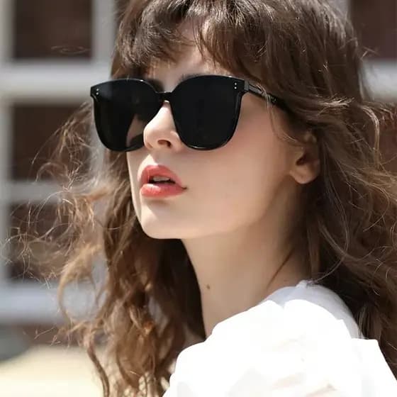 Óculos de sol feminino ins olhos masculino na moda óculos de sol 2023 novo estilo Anti-ultravioleta polarizado versão co