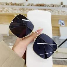 Óculos de sol feminino estilo rosto pequeno versão coreana ins Tik Tok influenciador mais magro olhar rosto redondo Retr