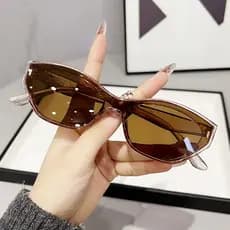 Óculos de sol feminino verão rosto pequeno gm óculos de sol masculino 2026 novo estilo condução Anti-ultravioleta moda ó