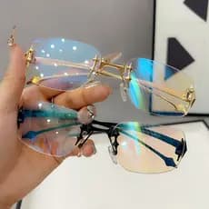 Armação de óculos feminino rosto grande mais magro olhar rosto liso ferramenta útil olhos miopia pode ser equipado sem g