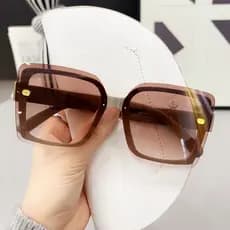 Óculos de sol de verão Anti-ultravioleta óculos de sol feminino 2024 novo estilo na moda gm óculos rosto grande mais mag