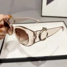 Óculos de sol estilo europeu americano feminino High-End grande rosto óculos de sol masculino Anti-ultravioleta 2026 Ret