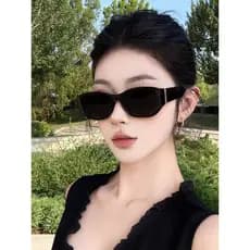 2026 novo estilo High-End óculos de sol feminino rosto grande mais magro olhar influenciador moda protetor solar Anti-Ul