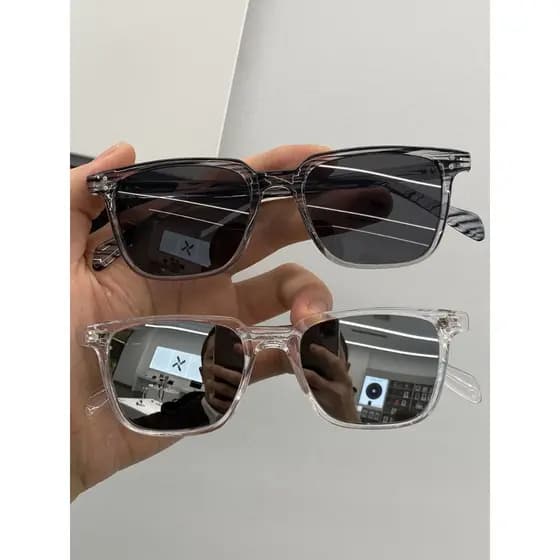 Óculos de sol de armação quadrada pequena masculino na moda único Retro versão coreana novo estilo óculos de sol feminin