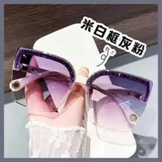 Gradiente cor pára-sol óculos Retro meia armação moda quadrado Anti-ultravioleta óculos de sol estilo europeu americano