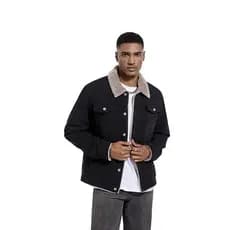 Jaqueta jeans masculina outono inverno novo estilo jaqueta forro de lã Casual roupas masculinas europeias americanas