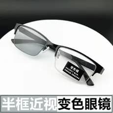 Óculos de sol que mudam de cor, óculos masculinos Anti-luz azul para miopia, óculos quadrados para dia e noite, óculos d