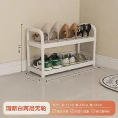 Dormitório estudantil sapato rack sob a mesa simples removível Multi-camada rack de armazenamento polia pequeno sapato r