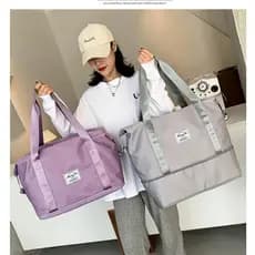 Outing saco de viagem feminino seco molhado separação esportes dobrável armazenamento Fitness bolsa ombro masculino à pr