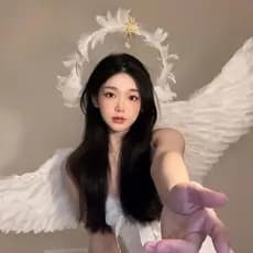 Lolita virgem Halo cruz anjo pena asas cem passarelas foto trajes de Halloween vestindo adereços
