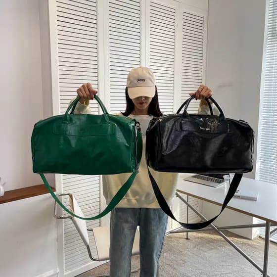 Bolsa de viagem de negócios de grande capacidade Bolsa de ginástica esportiva masculina Bolsa de viagem portátil simples