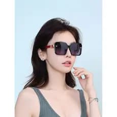 2026 novo estilo óculos de sol moda pára-sol óculos High-End sentir senhoras óculos de sol polarizados rosto grande ócul