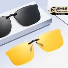 2023 novo estilo óculos de sol clipe não Flip Up feminino polarizado óculos de sol miopia clipe óculos de pesca masculin