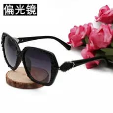 Moda polarizada óculos de sol feminino Anti-ultravioleta rosto redondo grande quadro estilo estrela óculos de sol de ros