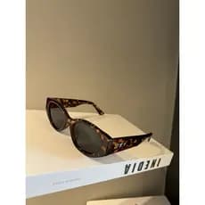Óculos de sol olho de gato tartaruga feminino High-End sentimento 2025 novo estilo adequado quadrado redondo rosto leopa