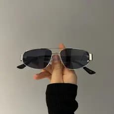 2025 novo estilo de condução óculos de sol masculino High-End Retro Anti-ultravioleta óculos de sol feminino feixe duplo