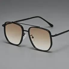 2026 novo estilo Retro americano óculos de sol masculino Steampunk na moda grande quadro condução protetor solar High-En