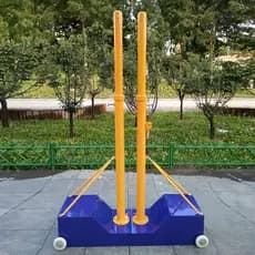 Rack de rede de vôlei ao ar livre rack móvel de vôlei de ar rack de tênis Badminton net Post padrão net ar voleibol net