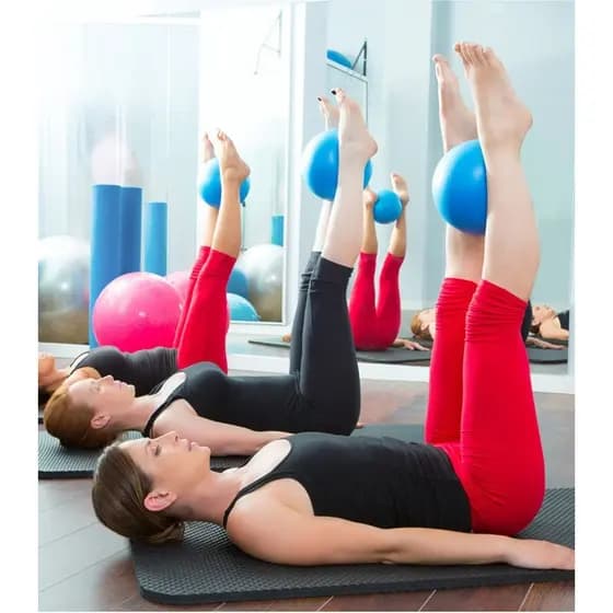 Pilates yoga bola tubo de trigo 25cm equilíbrio bola de Fitness ginástica crianças grávidas pós-parto yoga bola