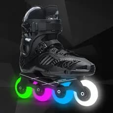 Patins adulto Inline rolo fantasia patins das mulheres dos homens iniciantes patins adulto profissional polia