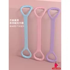 Figura 8 Tensor Ombro Aberto Linda Costas Ferramenta Útil Corda de Tensão Faixa Elástica Casa Fitness Senhoras Equipamen