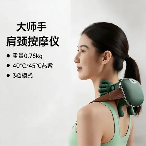 Ombro pescoço massageador pele oblíqua amassar cintura volta coluna Cervical multifuncional massageador automático compr