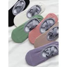 Yoga Pilates treinamento meias antiderrapante Silicone respirável fino profissional feminino verão esportes internos Fit