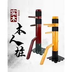 Wing Chun Pilha de madeira Madeira maciça Artes marciais Suporte de punho dedicado Boxe doméstico Pilha de madeira Trein