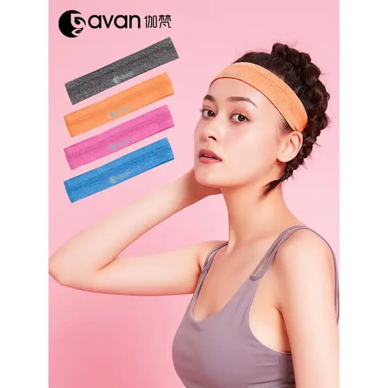 Gavan Yoga bandana feminino Fitness bandana masculino esportes suor-absorvente correndo suor-guiando Anti-Pers
