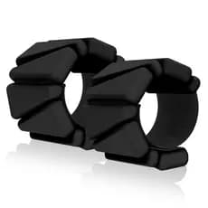 Par de pulseira de suporte de peso de Silicone com Velcro para treinamento esportivo de ioga Fitness