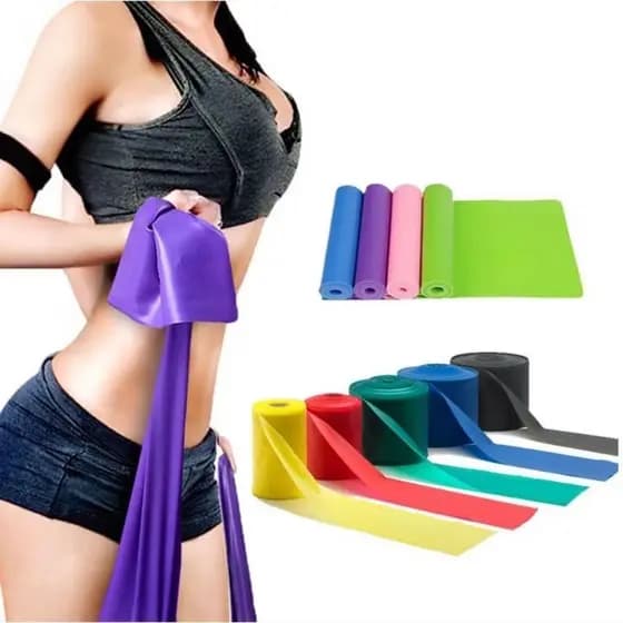Eco-friendly tpe Yoga folha de tensão faixa elástica faixa de tensão faixa de resistência corda de tensão faixa de tensã